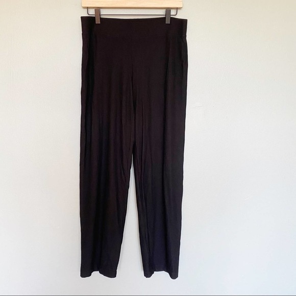 Eileen Fisher Pants - EILEEN Fisher | Stretch Cropped Flowy Black Pants
